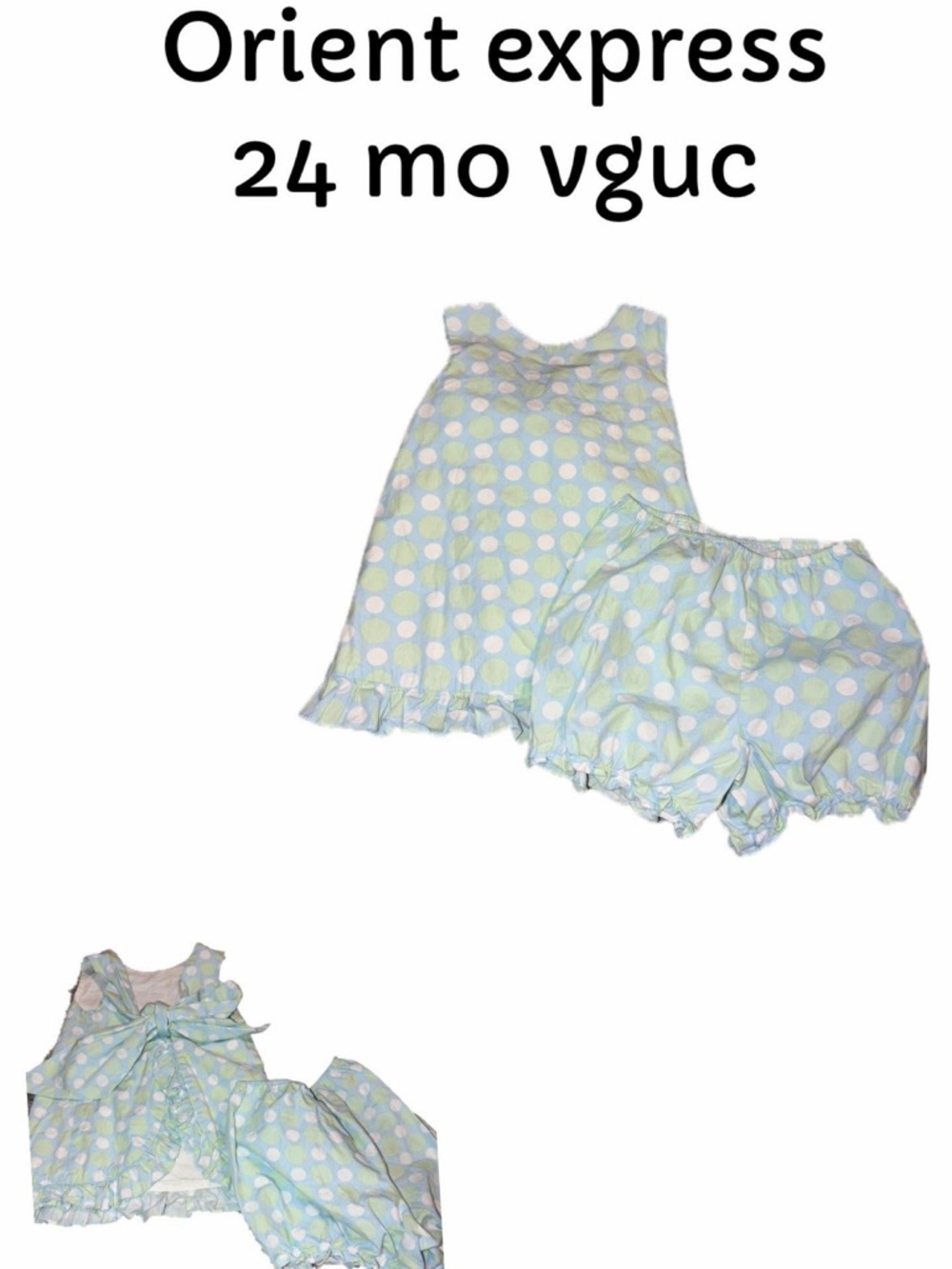 Orient expressed 24 month girls bloomers and shirt set